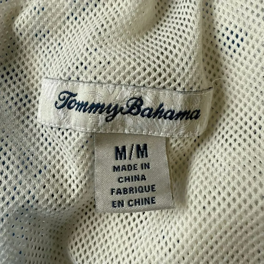 Tommy Bahama Men's Naples Happy Go Cargo Tropical Swim Shorts‎ Blue Size Medium